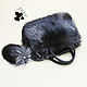 Silver Fox fur bag. Stylish ladies ' accessory №14. Classic Bag. Mishan (mishan). My Livemaster. Фото №5