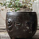 A copy of the product Planter: Funny Black Spine. Pots1. alisbelldoll (alisbell). My Livemaster. Фото №6