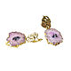 Quartz earrings 'Pink drops' buy earrings with pink stone. Earrings. Irina Moro. My Livemaster. Фото №4