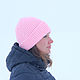 Шапка бини Женская вязаная "Pink Beanie". Шапки. KnitTOyou. Ярмарка Мастеров.  Фото №6