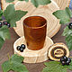 A glass made of natural wood Siberian Cedar. C15, Mugs and cups, Novokuznetsk,  Фото №1