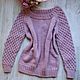 Women's 'pearl' sweater'. Sweaters. imknitwear. Online shopping on My Livemaster.  Фото №2