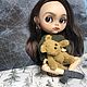 Портретная кукла на основе Blythe. Портретная кукла. Дюша Вахонина. Ярмарка Мастеров.  Фото №5