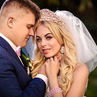 Украшения ручной работы. Ярмарка Мастеров - ручная работа Кокошник " зимняя роза". Handmade.