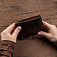 Purse wallet, mens genuine leather. Purse. KullikovCraft. Online shopping on My Livemaster.  Фото №2