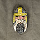 Brooch stone mosaic 'Viking' No. №5, Brooches, Nizhnij Tagil,  Фото №1