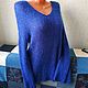 Pullover 'Hera' made of mohair on silk. Pullover Sweaters. hand knitting from Galina Akhmedova. My Livemaster. Фото №4