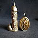 Set of 2 candles: penis and vagina gold, gifts 18, Fun, Belgorod,  Фото №1