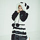 Rabbit panda kids fur coat, Childrens outerwears, Moscow,  Фото №1