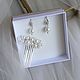 Conjuntos de joyas de boda: Peine y pendientes de perlas, Wedding Jewelry Sets, St. Petersburg,  Фото №1