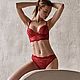 Бюстгальтер без косточек+трусики. Комплекты белья. Yanovytska lingerie ( Богдана). Ярмарка Мастеров.  Фото №4