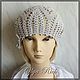 Beret Urban BOHO/ Light Linen. Berets. CROCHET OLGA RICH. My Livemaster. Фото №4