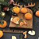 Set of oak planks with horns and a twig. Free shipping. Cutting Boards. alysarus. My Livemaster. Фото №4