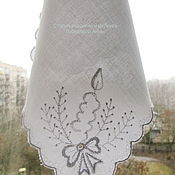 Аксессуары handmade. Livemaster - original item Handkerchief with embroidery smooth. Handmade.