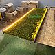 Стена из стабилизированного мха 260*80см. Панно. Green.Box. Интернет-магазин Ярмарка Мастеров.  Фото №2