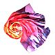 To buy a bright scarf Beautiful scarf silk scarf Female scarf Original Scarf for autumn Handmade Shop silk Paradise Gift woman Elegant scarf Fashion scarf Gift for teacher gift for the woman.
