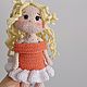 Кукла Анютка. Интерьерная кукла. Ssnegknits. Интернет-магазин Ярмарка Мастеров.  Фото №2