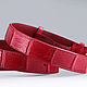 Ремень женский из натуральной кожи крокодила, ширина 3 см IMA3101H. Ремни. CrocShop товары из экзотической кожи. Интернет-магазин Ярмарка Мастеров.  Фото №2