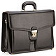 Oscar leather briefcase (dark brown), Brief case, St. Petersburg,  Фото №1