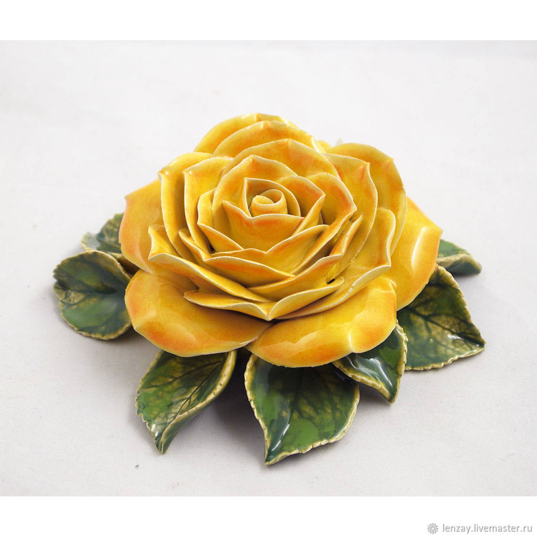 Ceramic rose for the interior of a large – купить на Ярмарке Мастеров 