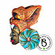 Carved mask made of wood 'Shaman with a beast'. Interior masks. Carved masks from Serg Bula. My Livemaster. Фото №4