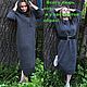 80% Linen 20% Lycra Hooded Dress , Dresses, Kostroma,  Фото №1