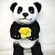 Cute, funny Panda bear named 'Bamboo', Stuffed Toys, Davlekanovo,  Фото №1