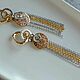 Order Congo earrings with pendants. Solanda. Livemaster. . Earrings Фото №3