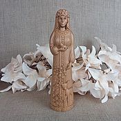 Для дома и интерьера handmade. Livemaster - original item Lelya, Slavic pagan goddess of spring, wooden figurine. Handmade.