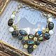 Necklace with Labradorite and Citrine, Necklace, Pushkino,  Фото №1