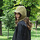 Balaclava helmet suede women's olive hat Khaki with demi Ears. Balaclava. Alison. Online shopping on My Livemaster.  Фото №2