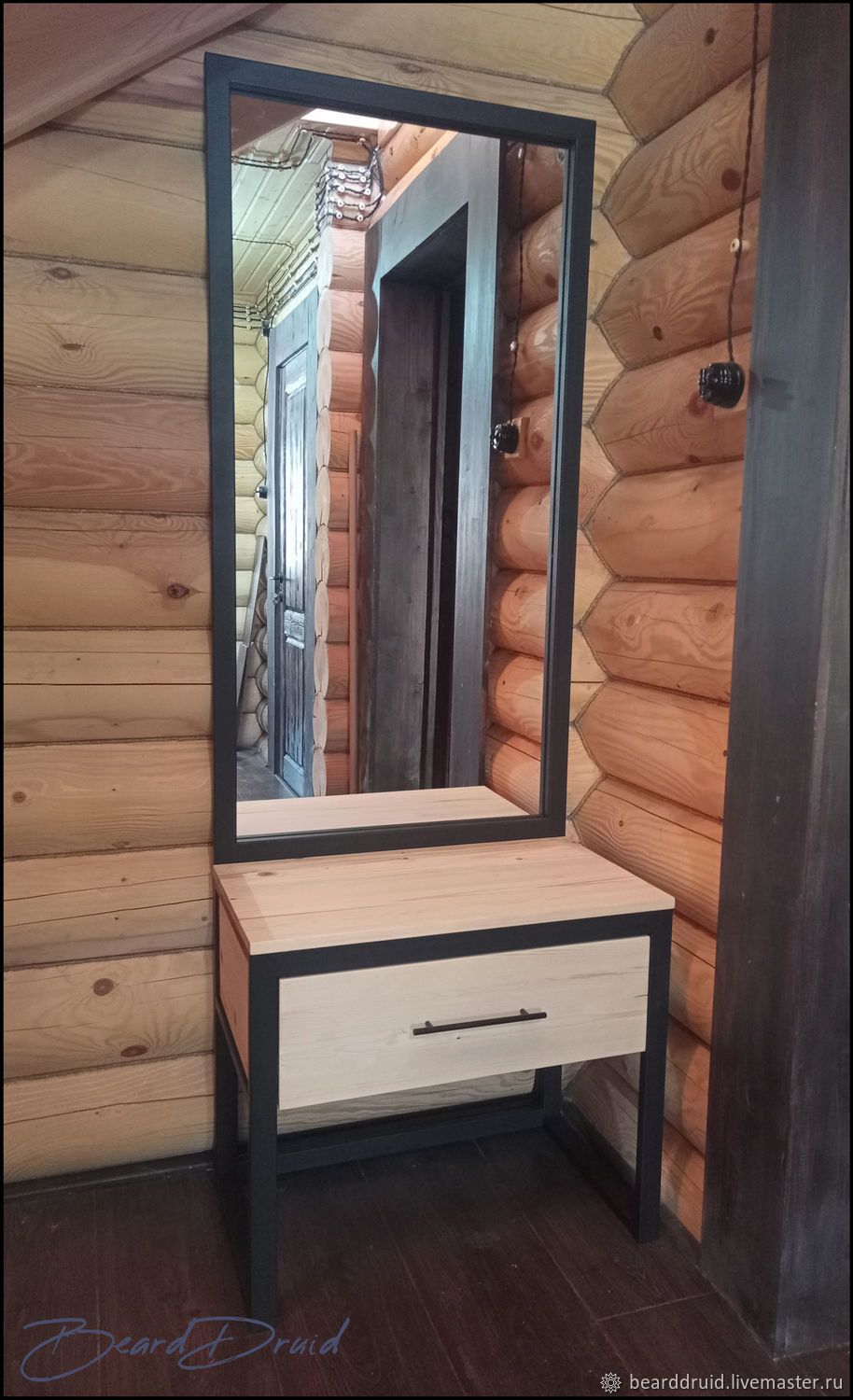 Трюмо с зеркалом Loft Art в интернет-магазине Ярмарка Мастеров по цене ...