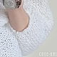 White knitted mohair dress 'Rice' with bat sleeve. Dresses. CUTE-KNIT by Nata Onipchenko. My Livemaster. Фото №4