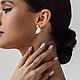 Серьги “Petals”. Серьги-пусеты. Dreamlis accessories. Интернет-магазин Ярмарка Мастеров.  Фото №2