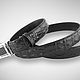 Ремень из настоящей кожи со спины крокодила шириной 3 см Подари LUXE!. Ремни. Подари LUXE!. Ярмарка Мастеров.  Фото №4