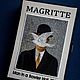 Magritte's clutch book 'The Man in the Hat'. Clutches. BookShelf. Online shopping on My Livemaster.  Фото №2