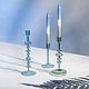 Винтаж: Like Villeroy Boch подсвечник 27 см боросиликатное стекло. Подсвечники винтажные. Подвальчик замка Штоссберг. Интернет-магазин Ярмарка Мастеров.  Фото №2