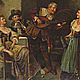 Винтаж: 19 век.Веласкес.Жанровая.Холст.Масло.Картина. Статуэтки винтажные. Антик.Декор.Винтаж. Ярмарка Мастеров.  Фото №6