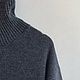 Заказать Свитер меринос-шелк-кашемир. DENISOVA KNITWEAR. Ярмарка Мастеров. . Свитеры Фото №3
