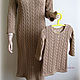 Вязаное женское платье с шелком "Карамель". Платья. FAVORITE KNITWEAR (Наталья). Ярмарка Мастеров.  Фото №5