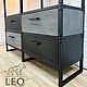 Стеллаж лофт с клёпками на заказ LF-671. Стеллажи. Leo-loft. Ярмарка Мастеров.  Фото №5