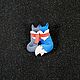 Fox Lovers icon. Badge. soulful_souvenirs. Online shopping on My Livemaster.  Фото №2