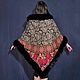 Pavloposadsky shawl 'Vernissage' with fur. Shawls. National Brand. Online shopping on My Livemaster.  Фото №2