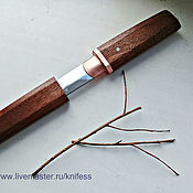 Нож кухонный кованый ручной работы подарок нож для кухни