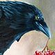 A picture of a Raven on a rowan tree! oil, 30*40 cm. Pictures. Arthelenkey (earthelenkey). Online shopping on My Livemaster.  Фото №2
