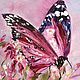Oil painting Butterfly. Pictures. sharaeva-elena. Online shopping on My Livemaster.  Фото №2