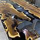 Заказать Обеденный стол река из слэба карагача. Loftmarket. Ярмарка Мастеров. . Столы Фото №3