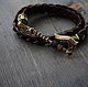 Bracelet with axe ,leather bracelet ,buy bracelet ,men's bracelet. Bead bracelet. MintTiger. Online shopping on My Livemaster.  Фото №2