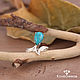 Turquoise mood. Rings. jewelart. Online shopping on My Livemaster.  Фото №2