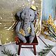 Mini elephant Flo (color- dark grey) handmade toy. Teddy Toys. Olga Safonova. Online shopping on My Livemaster.  Фото №2